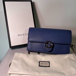 Gucci shoulder chain bag mini wallet pouch
